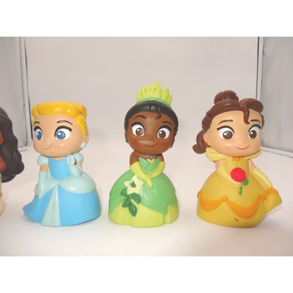 Disney Princess Vinyl Figures Bath Squirter Water Cinderella Belle‎ Rapunzel 5
